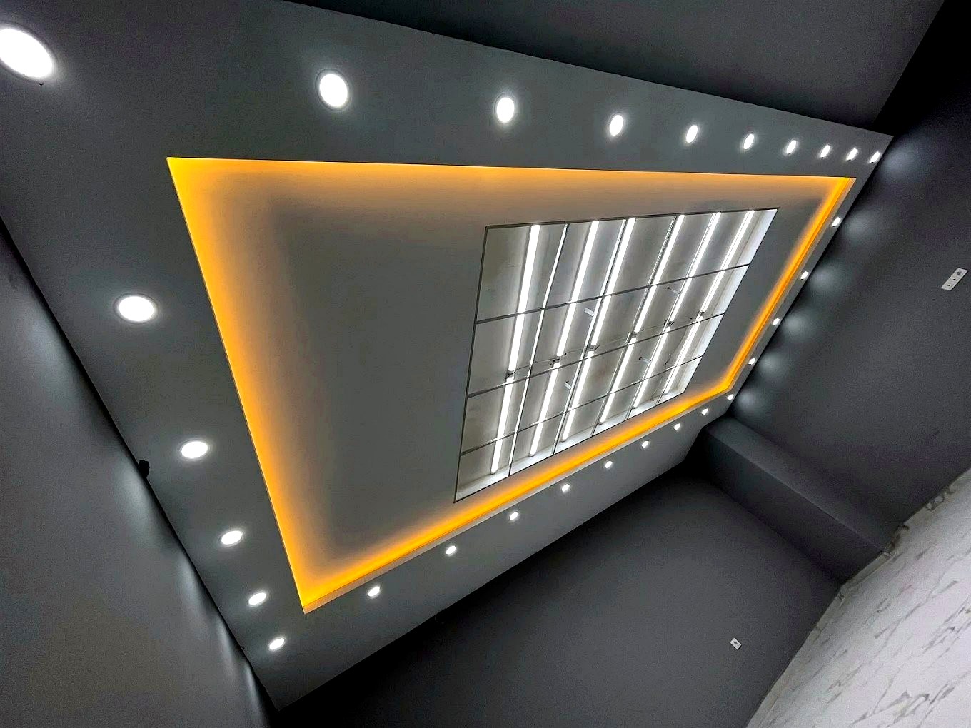 Gaziantep LED aydınlatma ve asma tavan spot uygulaması